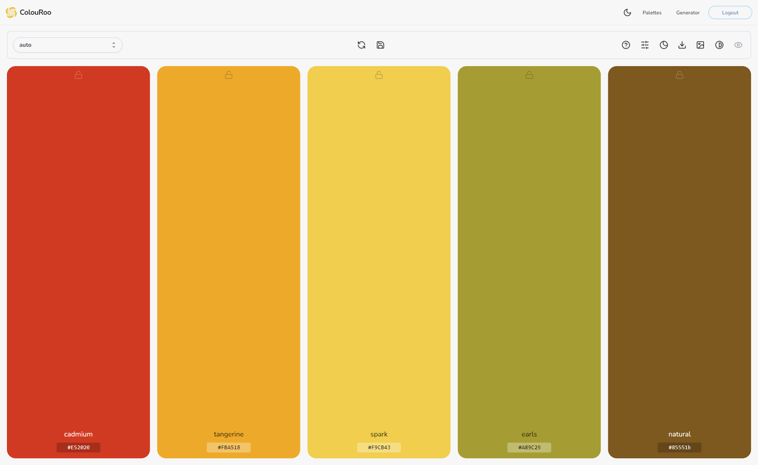 screen shot of project